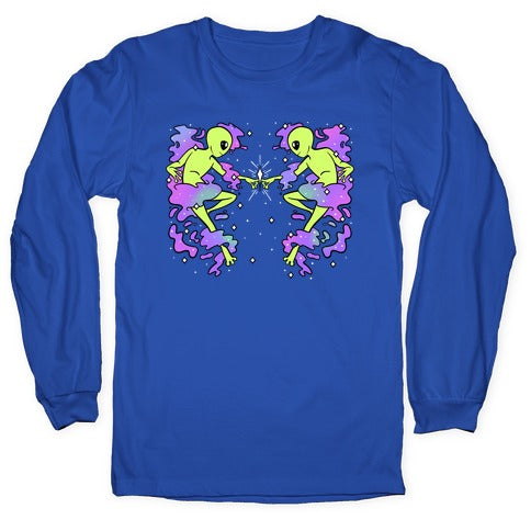 Aliens Among The Stars Longsleeve Tee